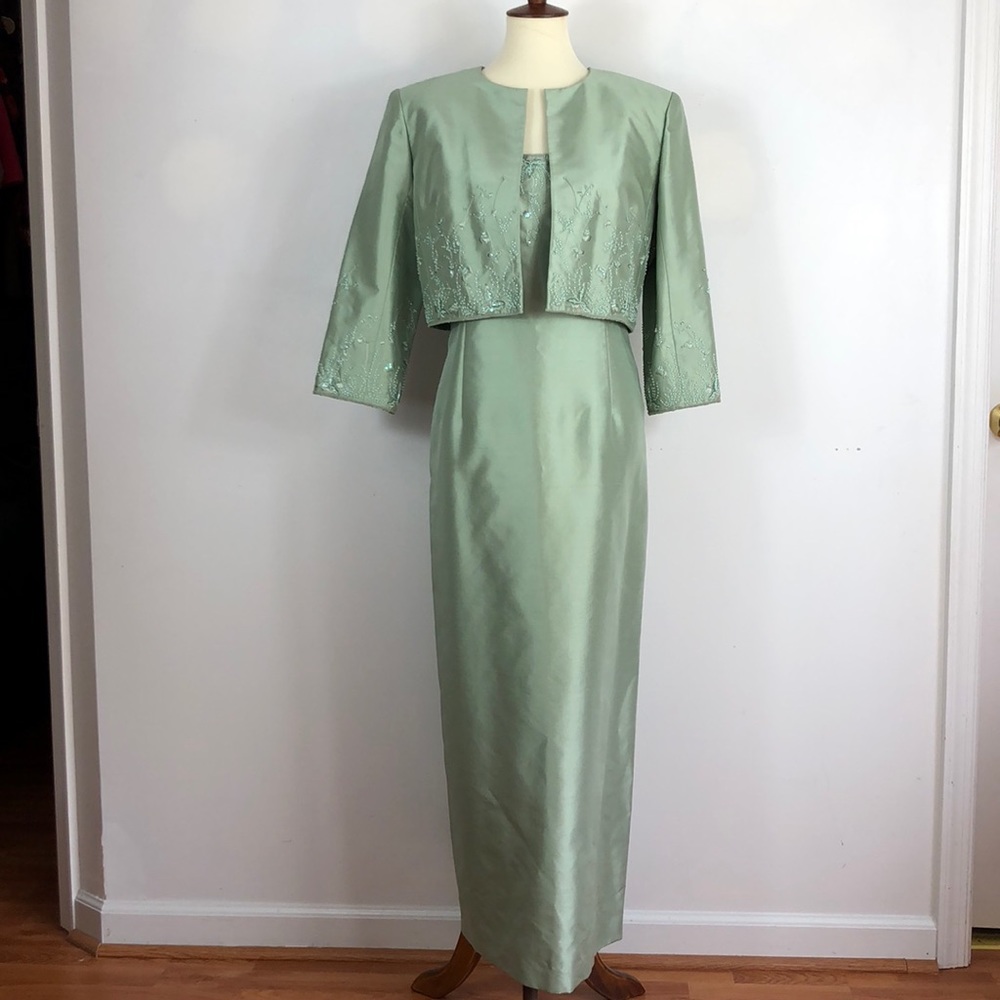 Talbots Petites Silk Dress with Jacket NWOT